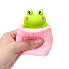 Frog Squeeze Toy for Stress Relief and Anxiety, Fun Party Favor