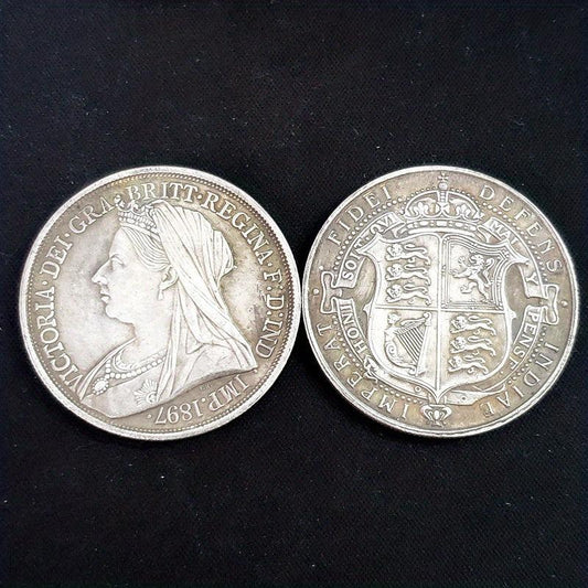 1897 Skeleton Coin Challenge Coin Copy Coin Copper Silvery Plated