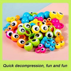 30pcs Finger Eye Ring Googly Eye Ring Toy Party Funny Big Eye Ring Play