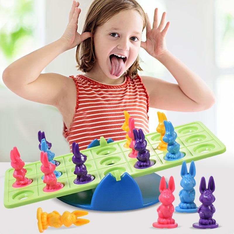 Kids Toys Rabbit Balanced Seesaw Mini Leisure Balance Game Toys