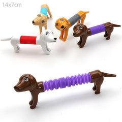 Pop Tubes Fidget Toys for Kids & Adults, Animals Tubes Sensory Toys