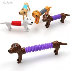 Pop Tubes Fidget Toys for Kids & Adults, Animals Tubes Sensory Toys