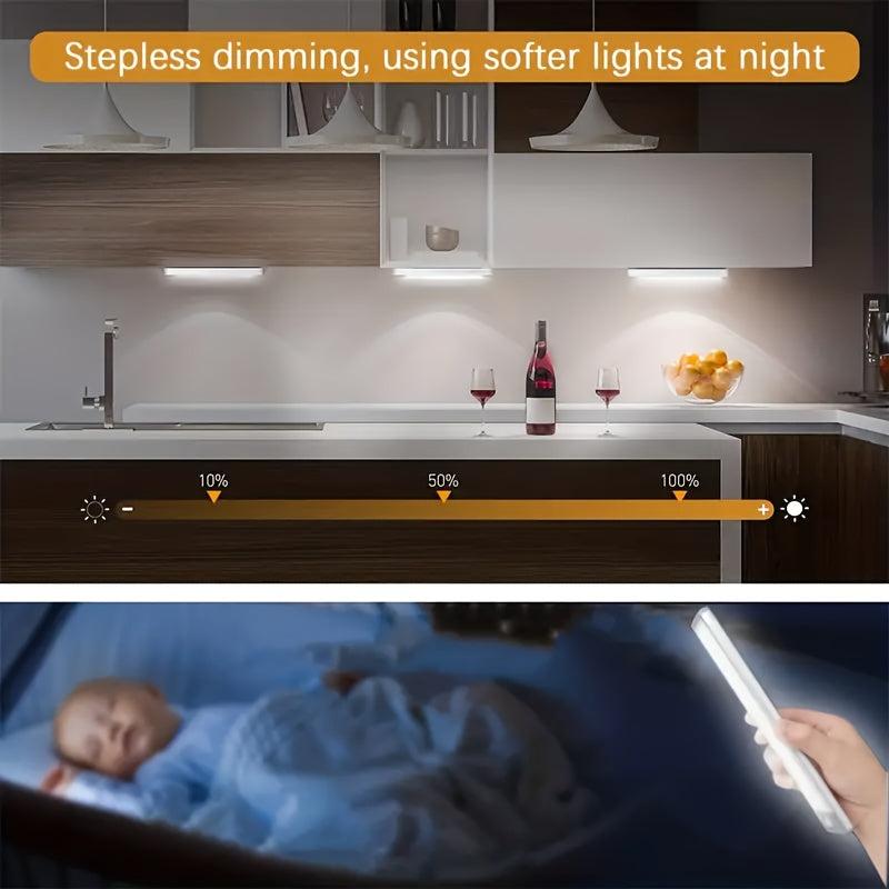 Motion Sensor Cabinet Light Closet Lighting Rechargeable Kitchen Night Lights
