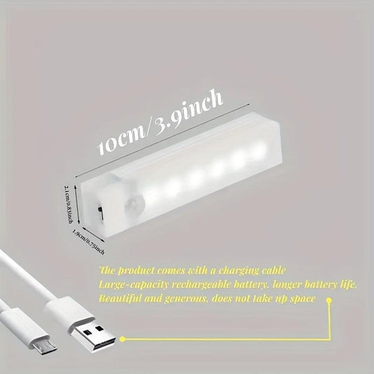 Motion Sensor Cabinet Light Closet Lighting Rechargeable Kitchen Night Lights