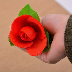 Classic Couple Confession Magic Folding Rose Magic Props