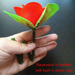 Classic Couple Confession Magic Folding Rose Magic Props