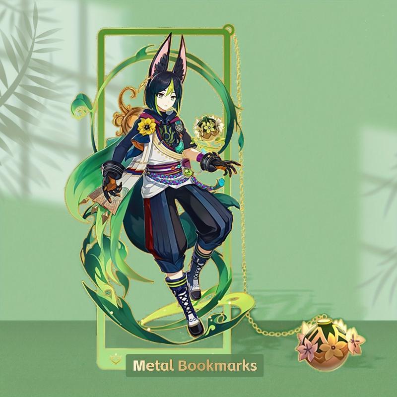 Anime Character Metal Bookmarks - Perfect Toy Gift & Reading Tool