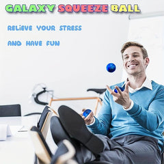12Pcs Galaxy Stress Balls 6.35 Cm Space Theme Stress Balls Foam Squeeze Ball