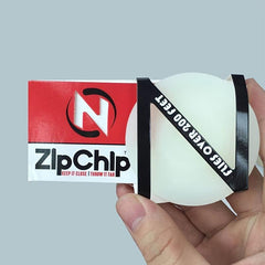 Silicone Zip Chip Flying Disc, Mini Luminous Saucer