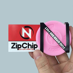 Silicone Zip Chip Flying Disc, Mini Luminous Saucer