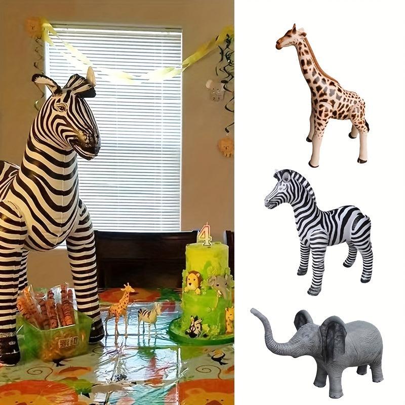 1Pc Cartoon Inflatable Animal Model for Kids' Special Occasions