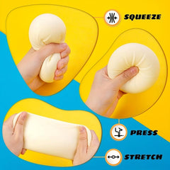 Bun Squishy Fingertip Toy Dumpling Stress Ball