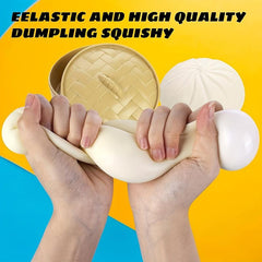 Bun Squishy Fingertip Toy Dumpling Stress Ball