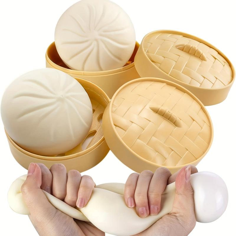 Bun Squishy Fingertip Toy Dumpling Stress Ball