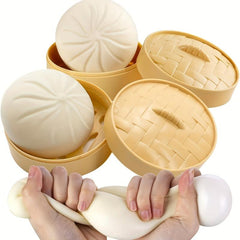 Bun Squishy Fingertip Toy Dumpling Stress Ball