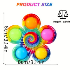 Anti Stress Fidget Spinner Sensory Toy Spinning Kids Funny Bubble Toy