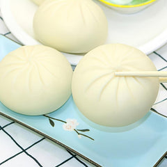 Soft TPR Dumpling Stress Relief Toy - Sensory Anti Stress Squeeze Toy