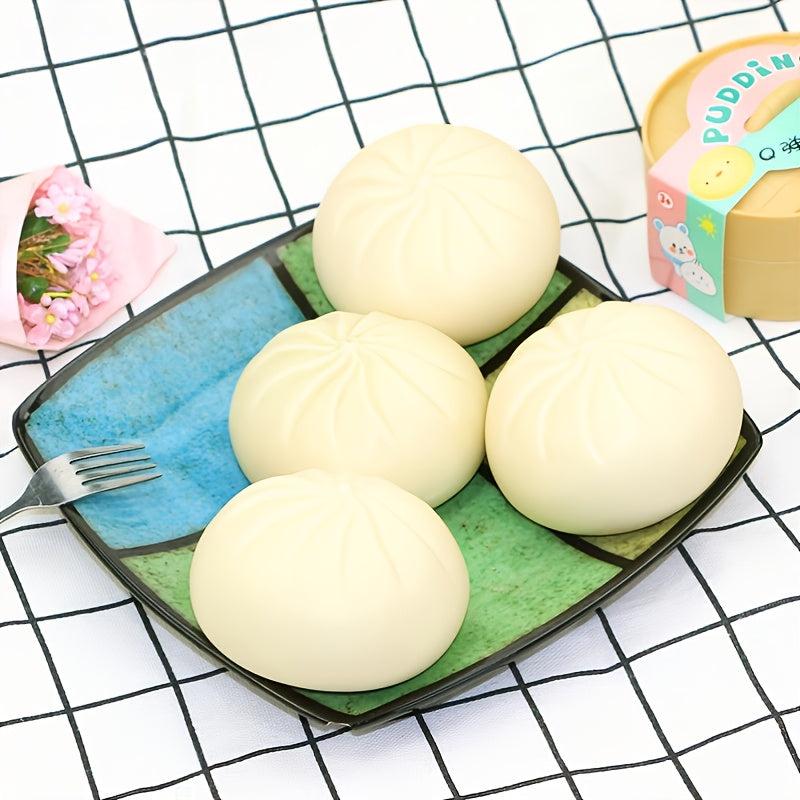 Soft TPR Dumpling Stress Relief Toy - Sensory Anti Stress Squeeze Toy