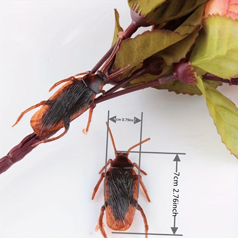 Halloween Mock Cockroaches Pranks Toys Soft Material