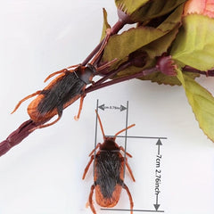 Halloween Mock Cockroaches Pranks Toys Soft Material