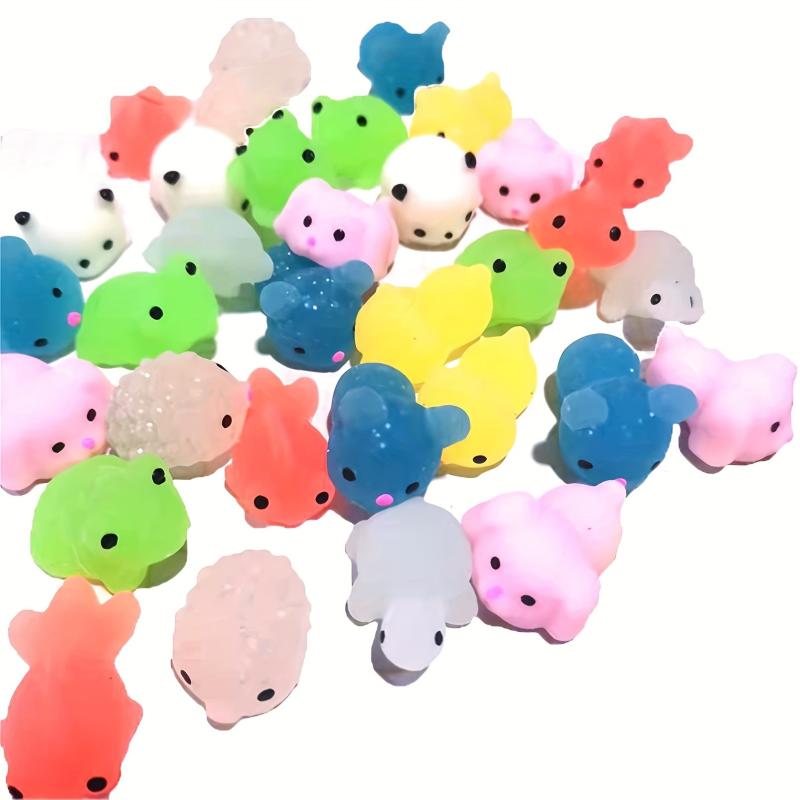 30pcs Mini Squishy Toys Kids Party Favors Random Animals Mini Squishes Toys
