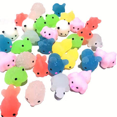 30pcs Mini Squishy Toys Kids Party Favors Random Animals Mini Squishes Toys
