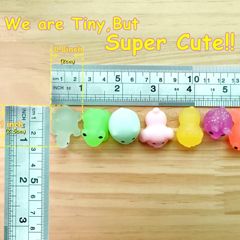 30pcs Mini Squishy Toys Kids Party Favors Random Animals Mini Squishes Toys