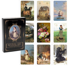 Lenormand Deck Revival Art 36 Cards Oracle Pocket Size Party Fortune