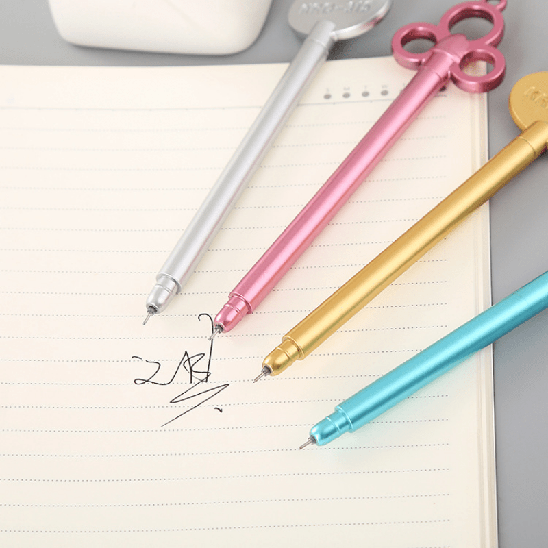 Retro Key Neutral Pen Creative Toys Students Writing Exam Water Pen