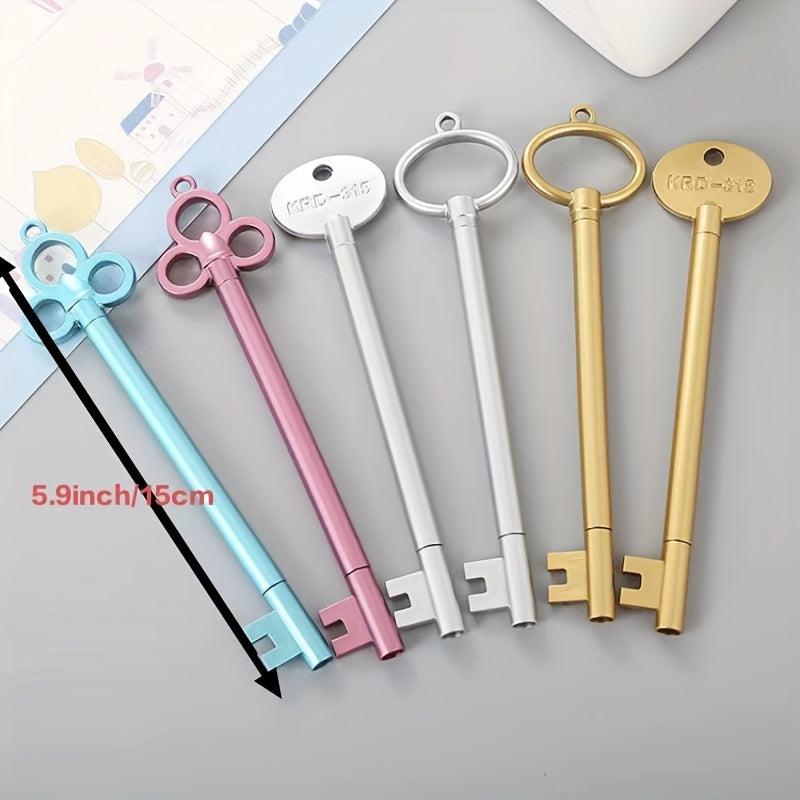 Retro Key Neutral Pen Creative Toys Students Writing Exam Water Pen