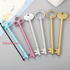 Retro Key Neutral Pen Creative Toys Students Writing Exam Water Pen