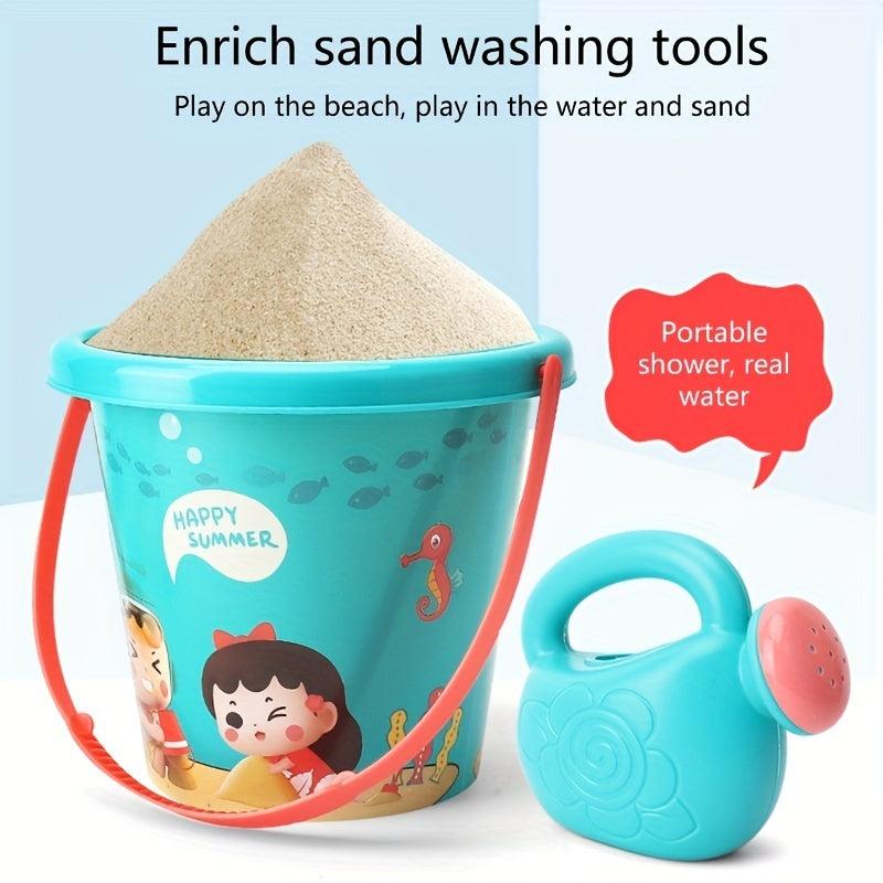18pcs Baby Sand Toys Set Bucket Shovel Mold Kettle Kids Beach Games
