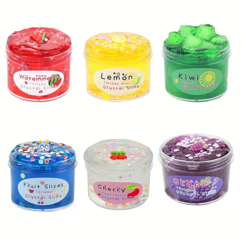 70ml Crystal Slime Toy DIY Fruit Jelly Clay Slime Party Favor For Kids