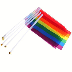 Rainbow LGBT Pride Handheld Waving Flag