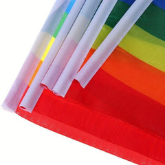 Rainbow LGBT Pride Handheld Waving Flag