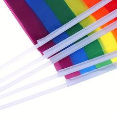 Rainbow LGBT Pride Handheld Waving Flag