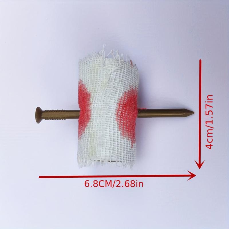1pc Magic Piercing Finger Nails Prank Toy
