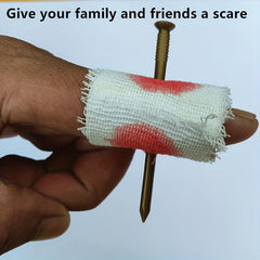 1pc Magic Piercing Finger Nails Prank Toy