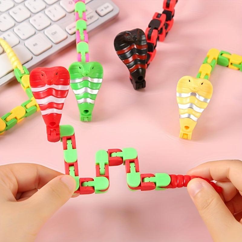 Snake Shaped Decompression Chain Track Toy for Children