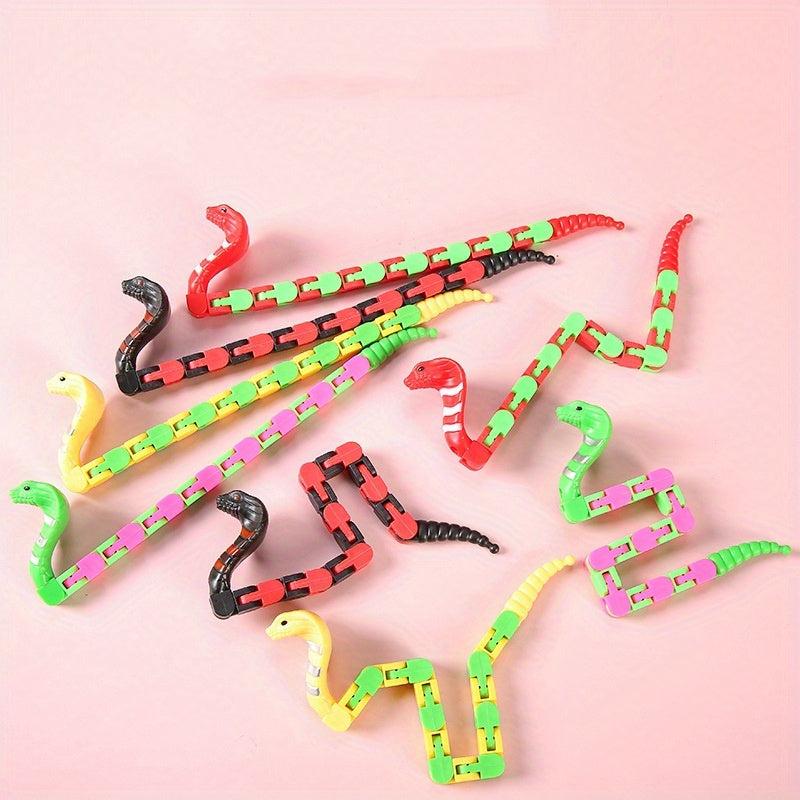 Snake Shaped Decompression Chain Track Toy for Children