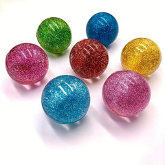 5 Bouncy Balls in 32mm Rubber Balls for Kids - Big Bouncy Ball Fun
