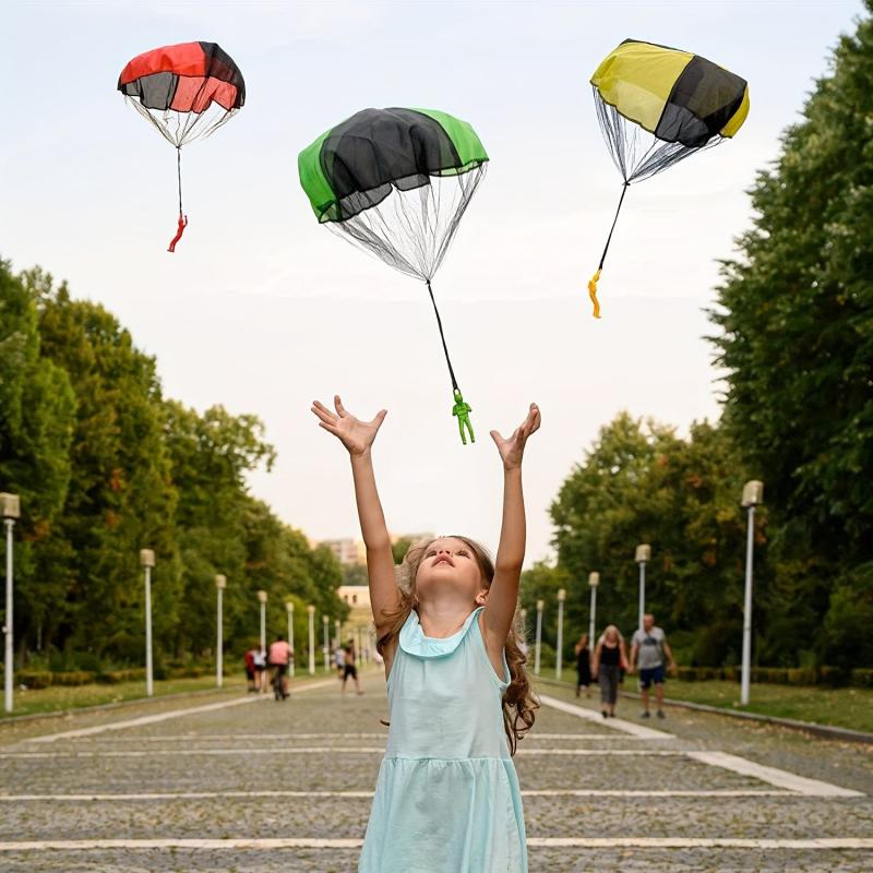 Flying Parachute Toy for Kids - Outdoor Fun for Boys & Girls