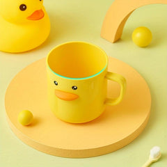 Yellow Duck Mouthwash Cup Kids Plastic Brushing Drinking Cup