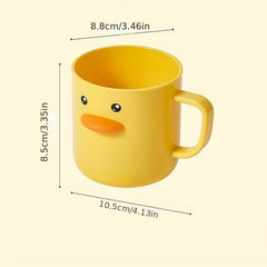 Yellow Duck Mouthwash Cup Kids Plastic Brushing Drinking Cup