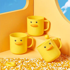 Yellow Duck Mouthwash Cup Kids Plastic Brushing Drinking Cup