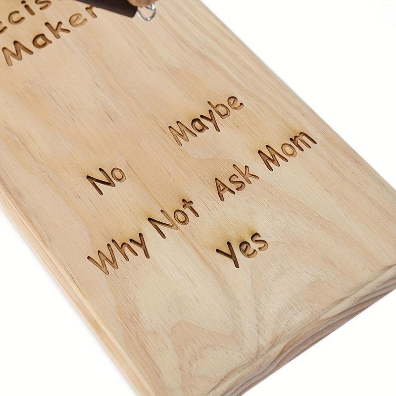 Wooden Pendulum Decision Maker Desktop Decoration
