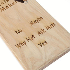 Wooden Pendulum Decision Maker Desktop Decoration