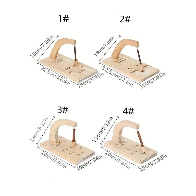 Wooden Pendulum Decision Maker Desktop Decoration