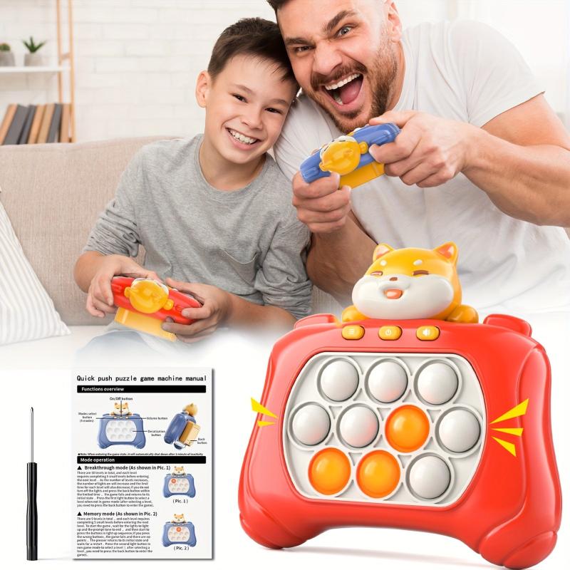 Pop Fidget Console Handheld Bubble Game Toy For Kids Age 6-12