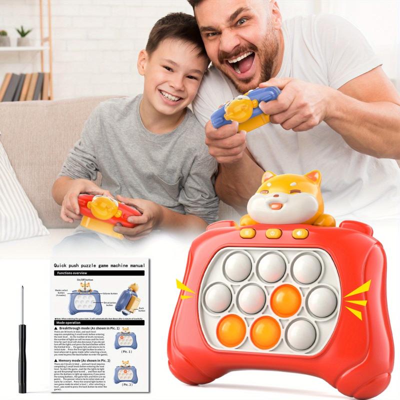 Pop Fidget Console Handheld Bubble Game Toy For Kids Age 6-12